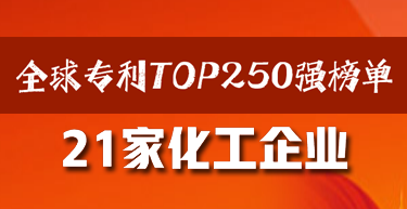 全球專利TOP250強榜單公布！21家化工企業上榜